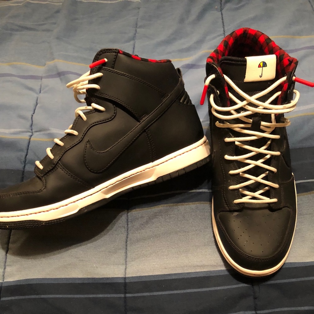 Size 10 men’s Nike Dunk High tops